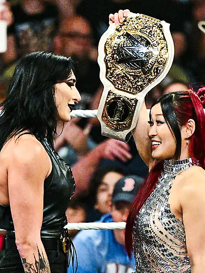 Rhea Ripley and Iyo Sky