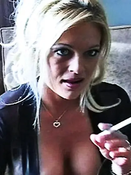 Blonde milf sucks dick