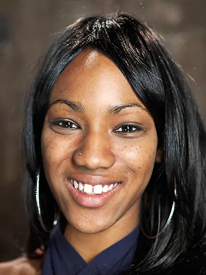 Ebony babe sweaty roped