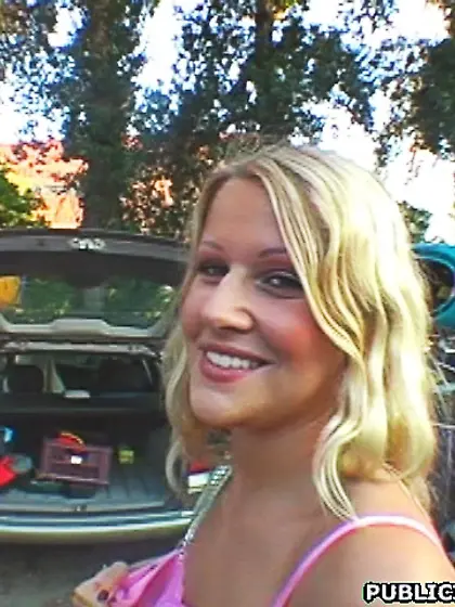 Blonde nymph awesome tits