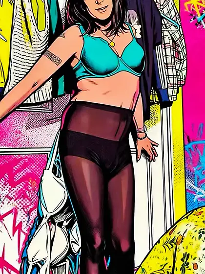 just rachel cartoon version