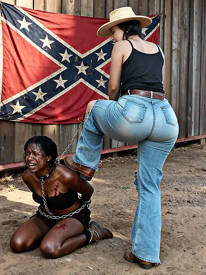 Dominant Pawg Steps On Nigger