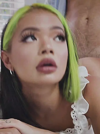 Hard sex and throat fuck for teen stepdaughter 