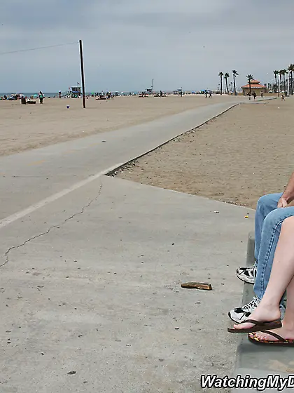 Beach walk gone wrong for young girl.
