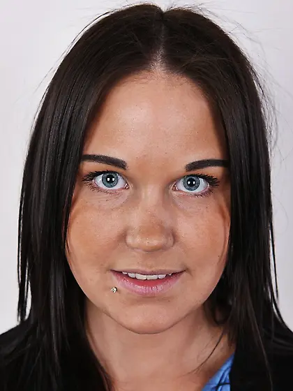 Black hair chubby beauty