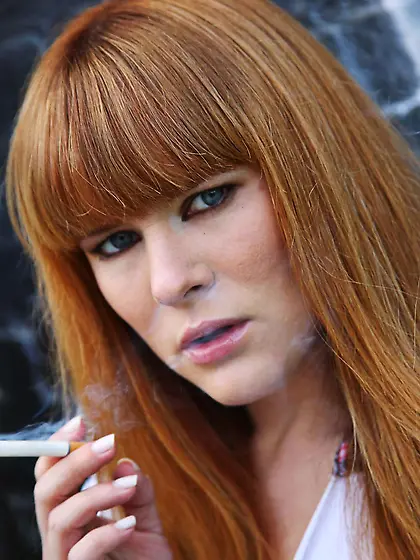 Two black members fuck the body of Claire Robbins enjoying her t