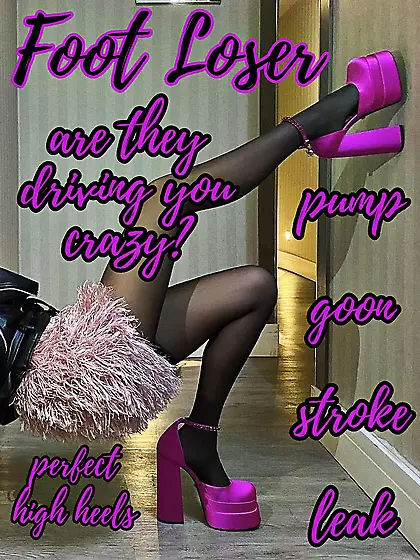HIGH HEELS & FEMALE FOOTWEAR FETISH CAPTIONS (OC)