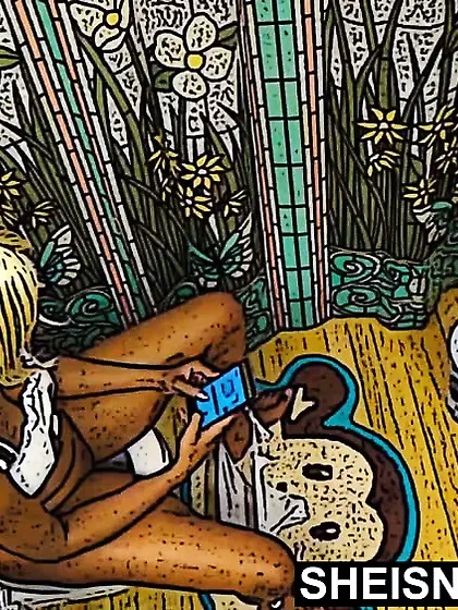 Ebony Babe Taking A Piss & Texting Her Step Dad On Toilet