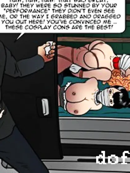 Helpless teen van blows