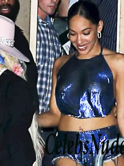 Lady Gaga See Through And Ass Cheeks In LA