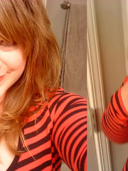 Cheating wife flashing