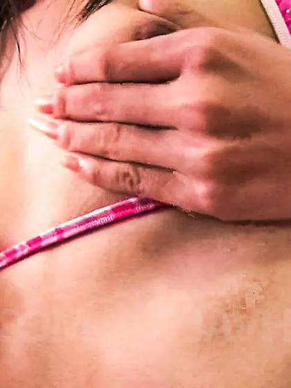 Lewd Asian girl Eve Javhd is doing skillful blowjob over not ver