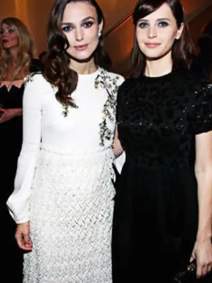 Keira Knightley and Felicity Jones