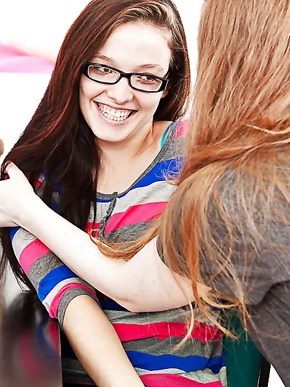 Furry nerd pussy getting licked with a great deal of lust