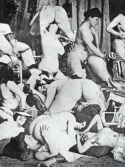 Lesbians lick finger strap-ons