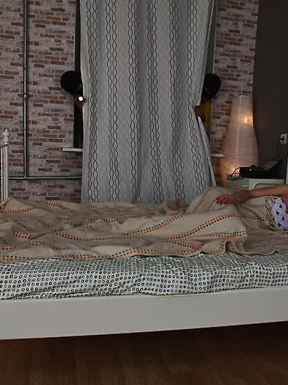 Simone Style is forced into sex by masked robbers at night