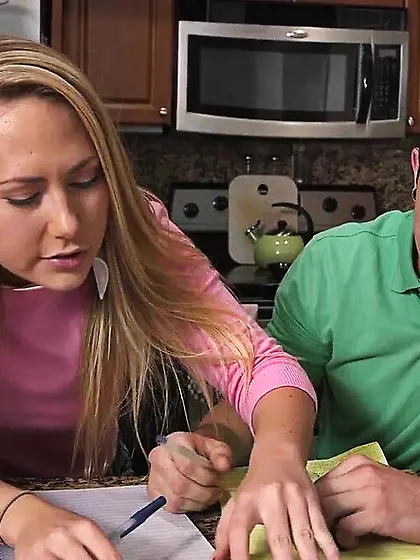 Latina milf blonde stepdaughter