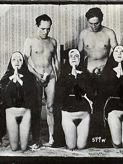 True vintage hairy nuns