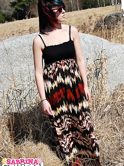 Sexy 18-year-old sabrina takes