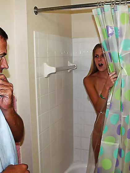 American skinny teen bukkake