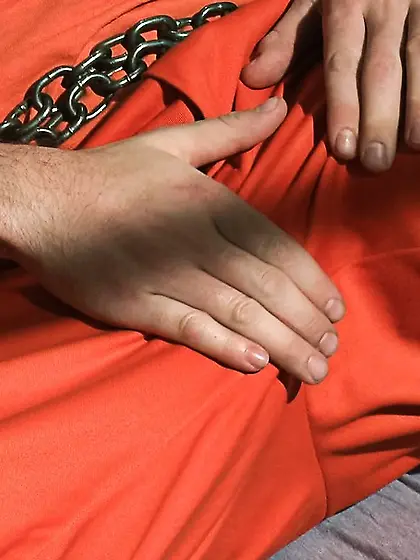 Handsome inmate fucked horny