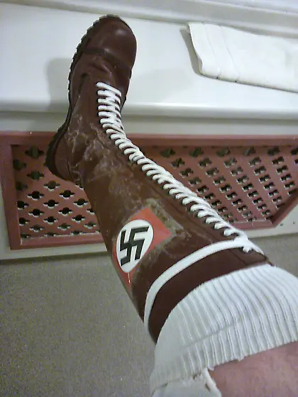 Skinhead gay sex boots
