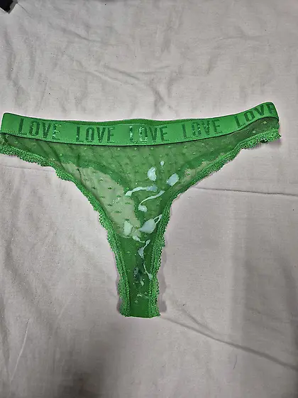 Cum again on sister in laws dirty panties