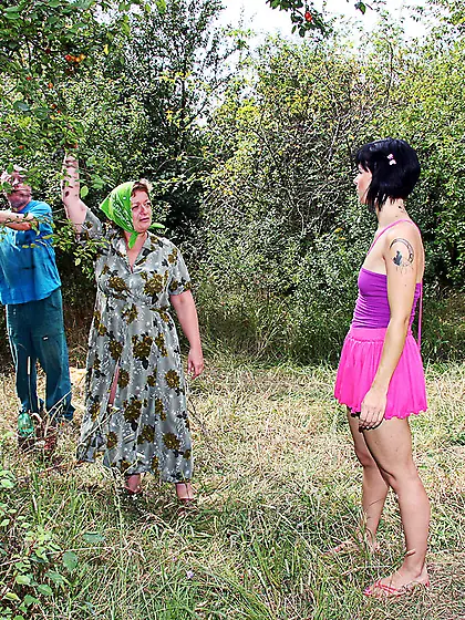 Hot girl fucks senior