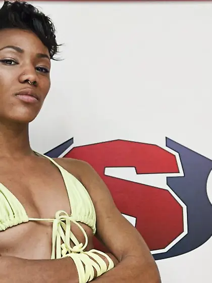 Ladies undress fight front