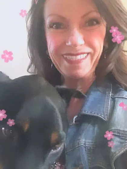 Rhonda roots for her team with her tits out