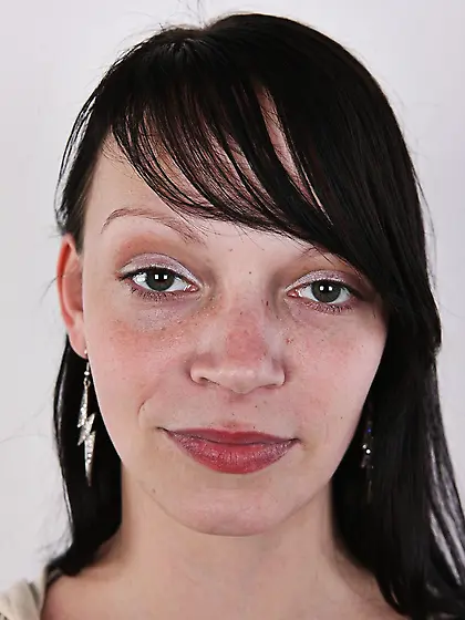 Chubby cute faced blonde