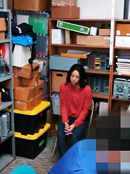 English speaking Asian gets laid in a store...