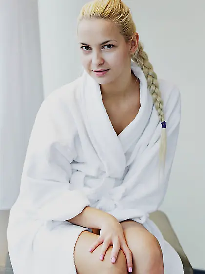 Delicate young swedish girl