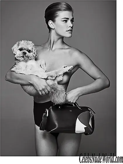Nina Agdal Topless Photo
