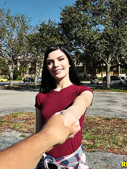 She offers the guy a hardcore fuck after plenty of teasing