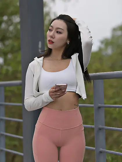 Asians in Yoga Pants