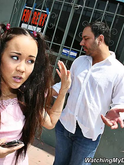 Sexy asian gets nailed wiht gonzo size.