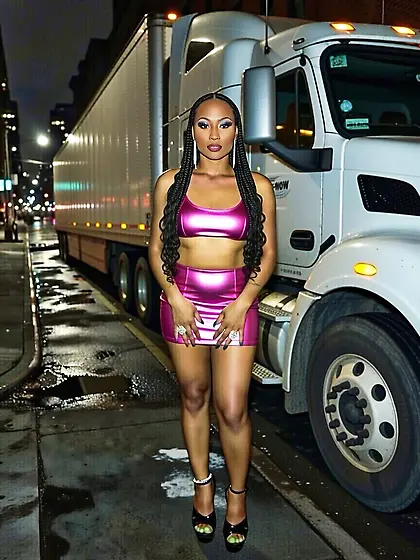 Hooker at truck Stop