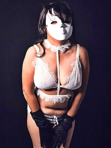 Mystery Woman in White - Slow Seduction