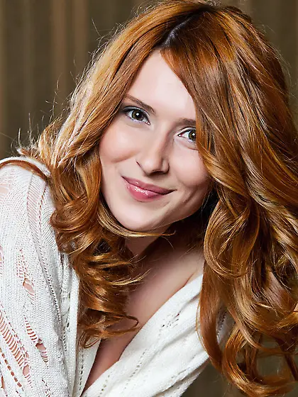 Lonely beautiful girl fun