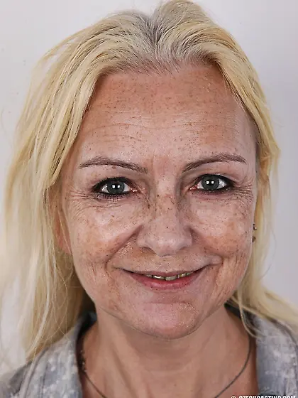 Mature blonde finally gets her cock hunger...