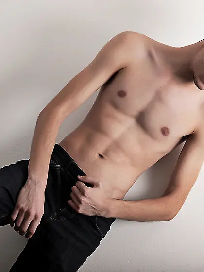 White gay AllanMalone like to dancing