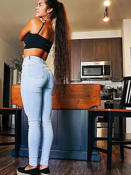 jeans ass
