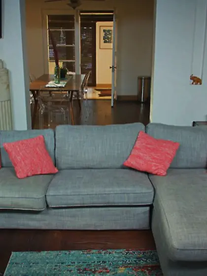 Young amateur couch fuck