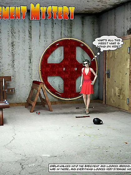 Elegant lady curles walks