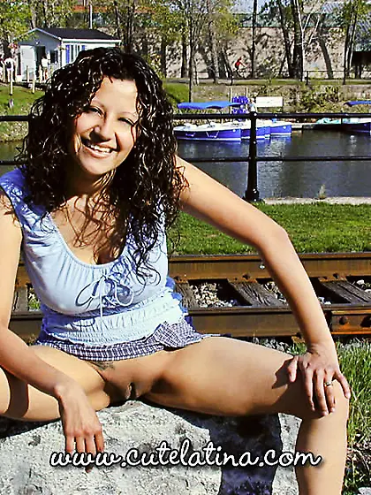 Filthy latina resist clothing