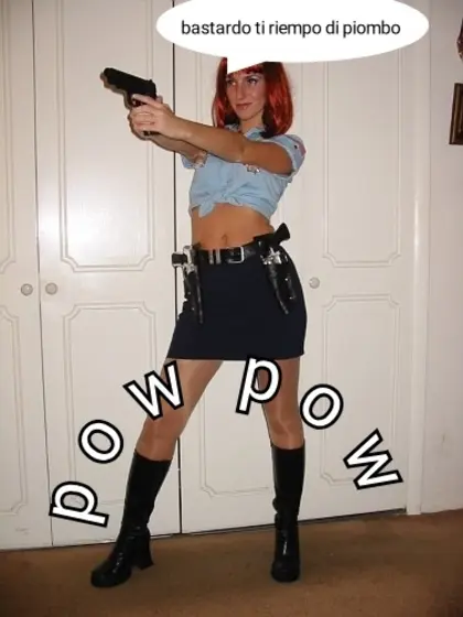 Andrea vs police woman