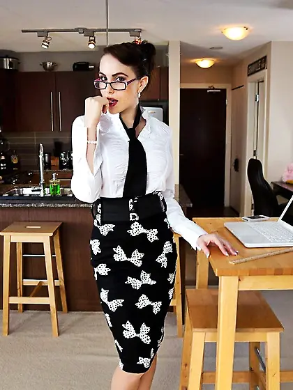 Naughty big tit blonde teacher