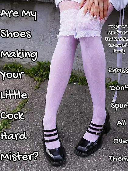 HIGH HEELS & FEMALE FOOTWEAR FETISH CAPTIONS (OC)