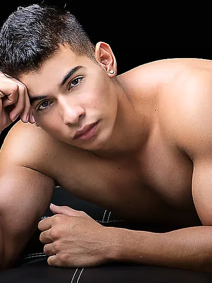 Latin young man delinick